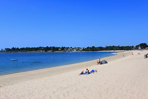 Our location in Brittany. beachwide